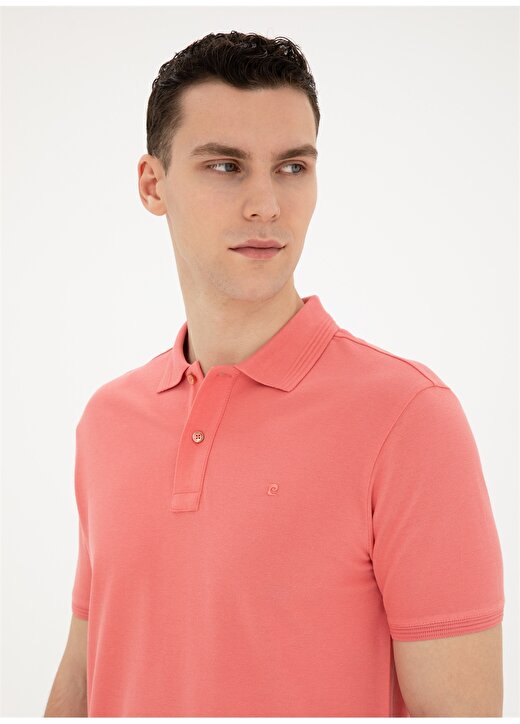 Pierre Cardin Düz Mercan Erkek Polo T-Shirt SUNNY 2