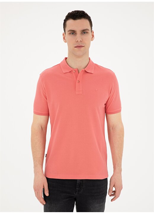 Pierre Cardin Düz Mercan Erkek Polo T-Shirt SUNNY 3