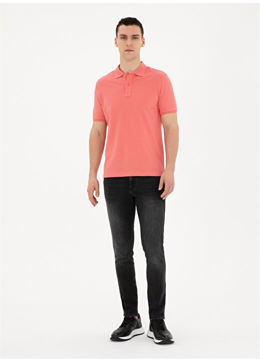 Pierre Cardin Düz Mercan Erkek Polo T-Shirt SUNNY 4