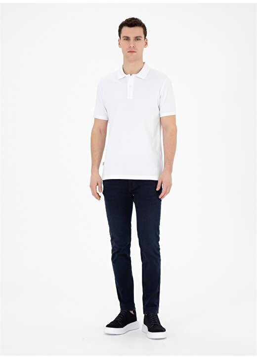 Pierre Cardin Düz Beyaz Erkek Polo T-Shirt SUNNY 3