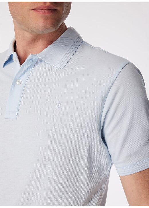 Pierre Cardin Düz Buz Mavisi Erkek Polo T-Shirt SUNNY 4