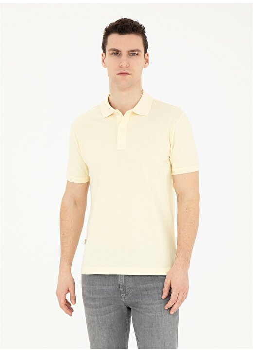 Pierre Cardin Düz Limon Erkek Polo T-Shirt SUNNY 1