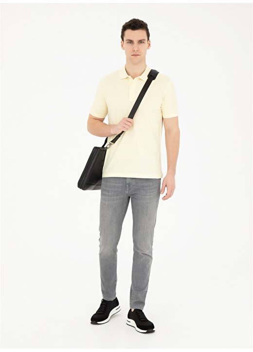 Pierre Cardin Düz Limon Erkek Polo T-Shirt SUNNY 4