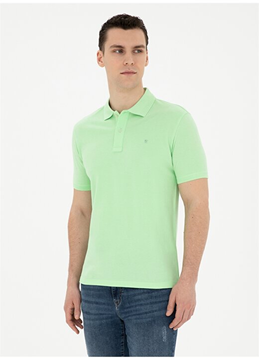 Pierre Cardin Düz Fıstık Erkek Polo T-Shirt SUNNY 3