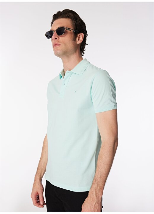 Pierre Cardin Düz Su Yeşili Erkek Polo T-Shirt SUNNY 1