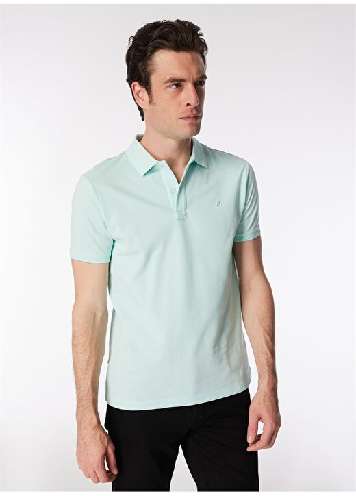Pierre Cardin Düz Su Yeşili Erkek Polo T-Shirt SUNNY 3