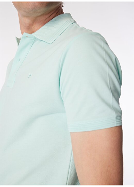 Pierre Cardin Düz Su Yeşili Erkek Polo T-Shirt SUNNY 4
