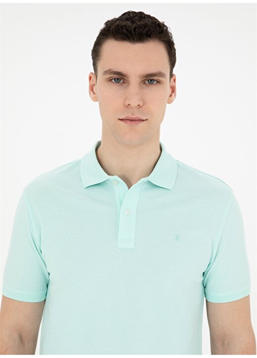 Pierre Cardin Düz Su Yeşili Erkek Polo T-Shirt SUNNY 2
