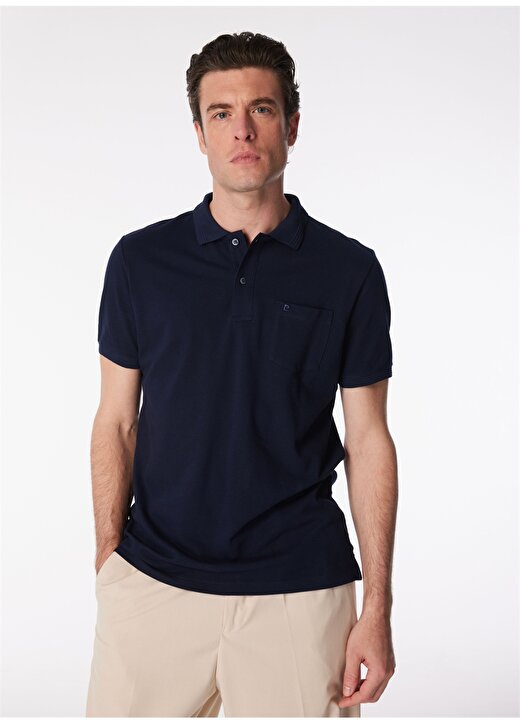Pierre Cardin Düz Lacivert Erkek Polo T-Shirt SUNNY-R 1