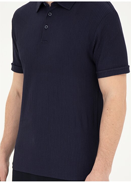 Pierre Cardin Jakarlı Lacivert Erkek Polo T-Shirt BLAKE 4