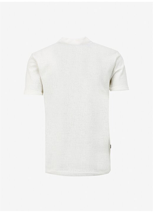 Pierre Cardin Jakarlı Ekru Erkek Polo T-Shirt TISSEL 2