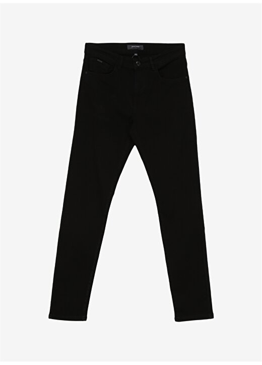 Pierre Cardin Normal Bel Normal Paça Slim Fit Siyah Erkek Denim Pantolon BADESI 1