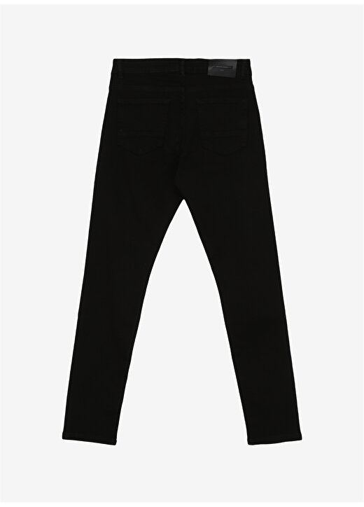 Pierre Cardin Normal Bel Normal Paça Slim Fit Siyah Erkek Denim Pantolon BADESI 2