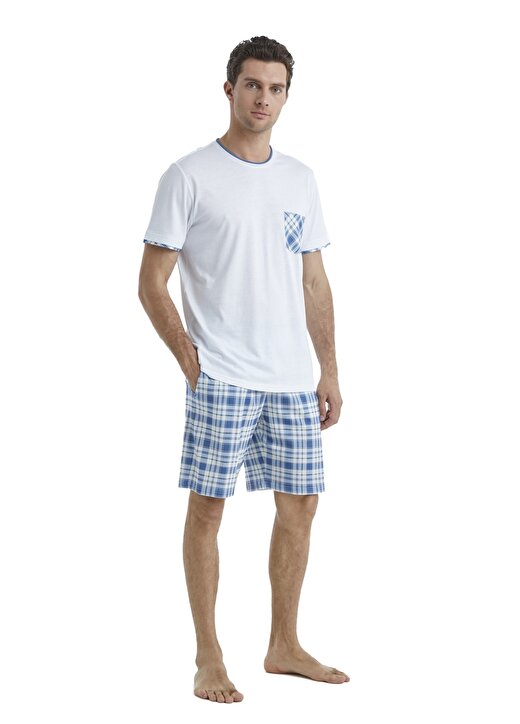 Blackspade Beyaz Erkek Pijama Takımı 40519 1
