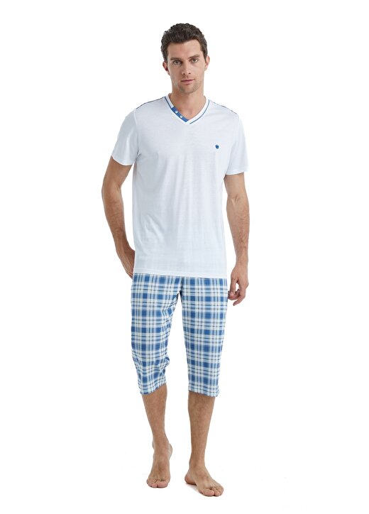 Blackspade Beyaz Erkek Pijama Takımı 40520 1