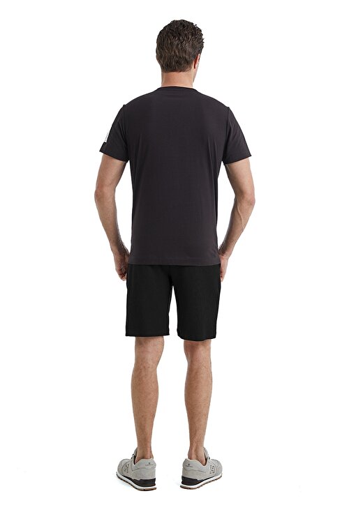 Blackspade V Yaka Baskılı Siyah Erkek T-Shirt 40450 3