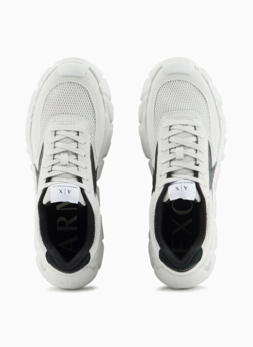 Armani Exchange Beyaz - Siyah Erkek Sneaker XUX211   2