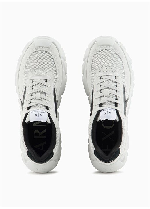Armani Exchange Beyaz - Siyah Erkek Sneaker XUX211 2