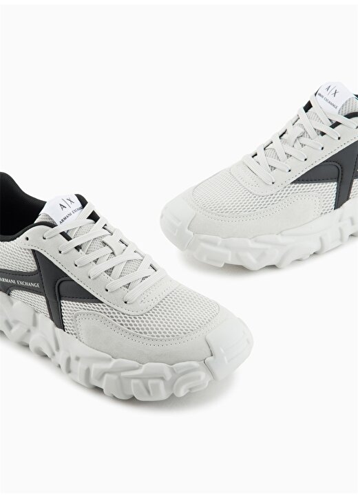 Armani Exchange Beyaz - Siyah Erkek Sneaker XUX211 3