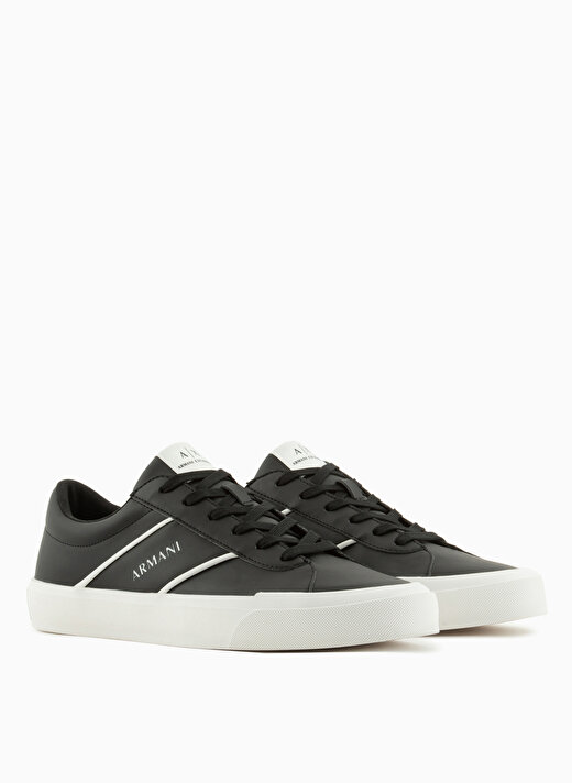 Armani Exchange Siyah - Beyaz Erkek Sneaker XUX165  1