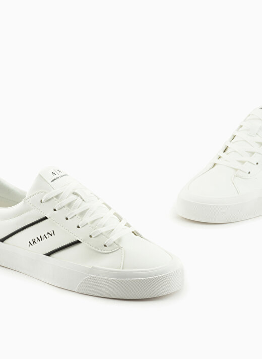 Armani Exchange Beyaz - Siyah Erkek Sneaker XUX165    1