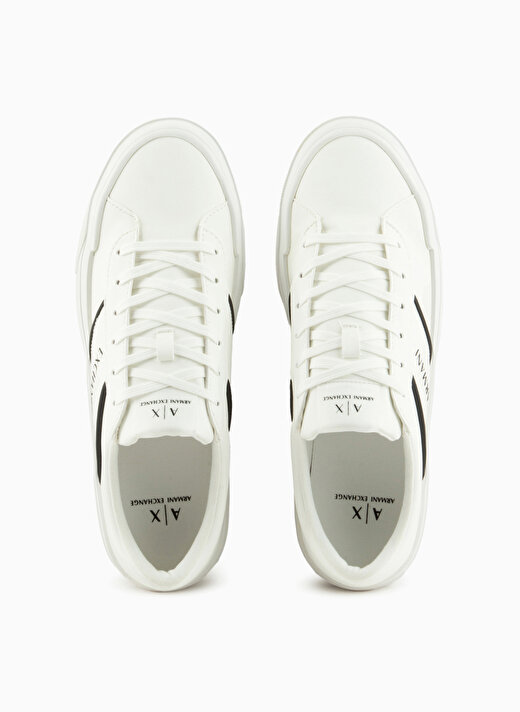Armani Exchange Beyaz - Siyah Erkek Sneaker XUX165    4