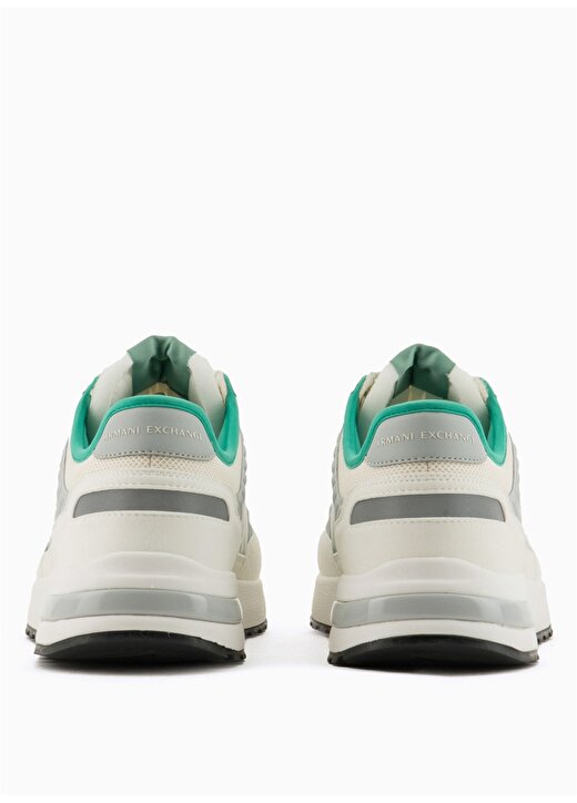 Armani Exchange Ekru - Gri - Yeşil Erkek Sneaker XUX090 3