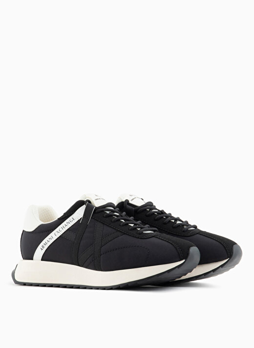 Armani Exchange Siyah - Beyaz Erkek Sneaker XUX150   2