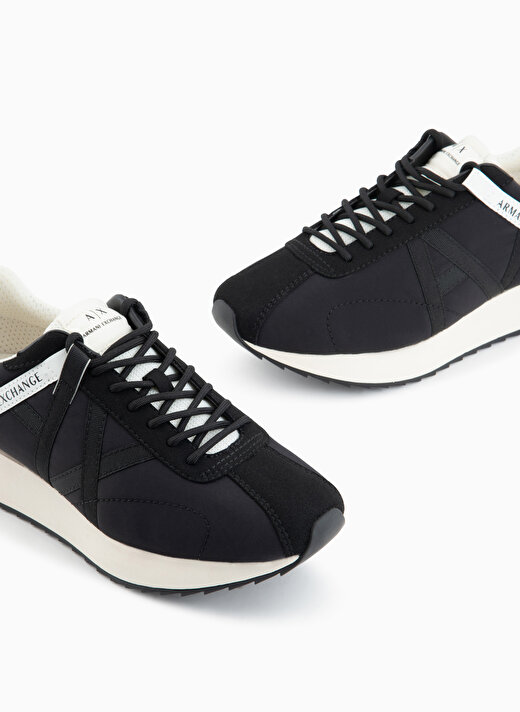 Armani Exchange Siyah - Beyaz Erkek Sneaker XUX150   3