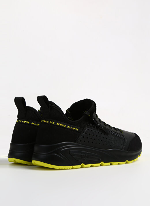 Armani Exchange Siyah - Sarı Erkek Sneaker XUX213   3