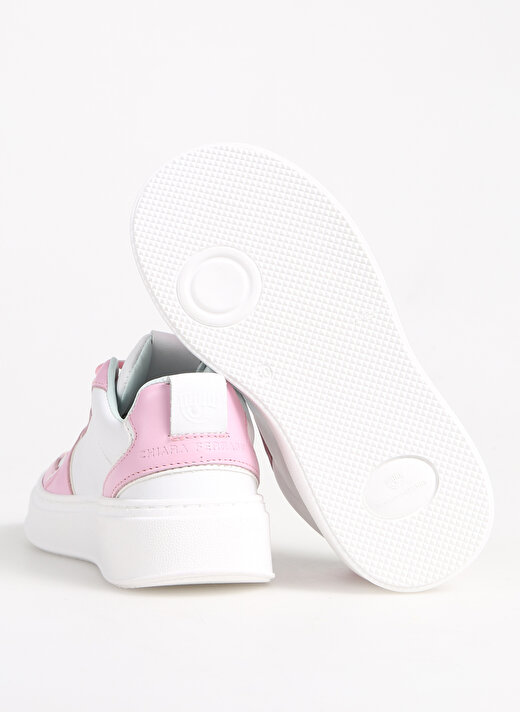 Chiara Ferragni Beyaz - Pembe Kız Çocuk Sneaker SNEAKERS SCHOOL WHITE/PINK 1