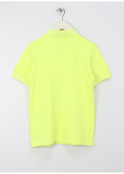 Benetton Neon Sarı Erkek Polo T-Shirt 3089C300R 2
