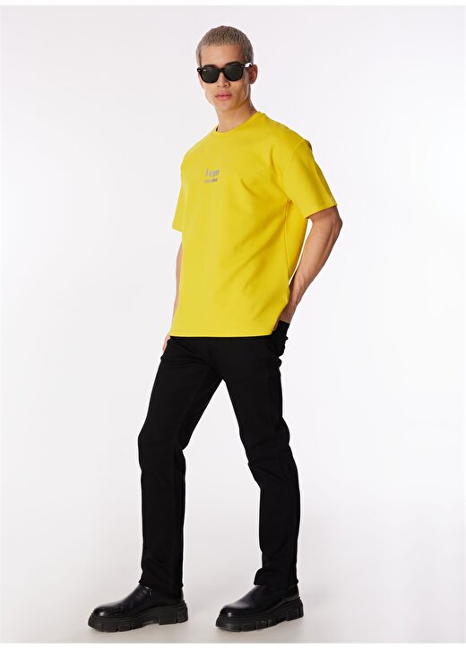 Gmg Fırenze Bisiklet Yaka Sarı Erkek T-Shirt GU24MSS03005 3
