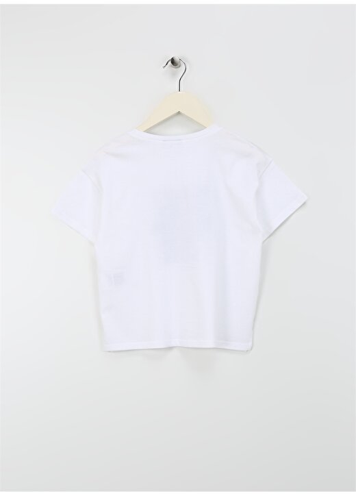 Benetton Beyaz Kız Çocuk T-Shirt 3096C10I0 2