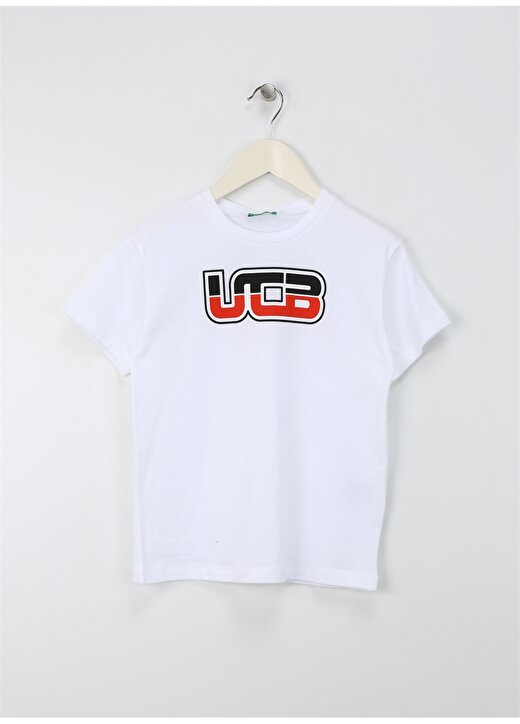 Benetton Beyaz Erkek Çocuk T-Shirt 3I1XC10IL 1