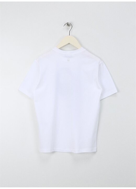Benetton Beyaz Erkek Çocuk T-Shirt 3I1XC10IU 2