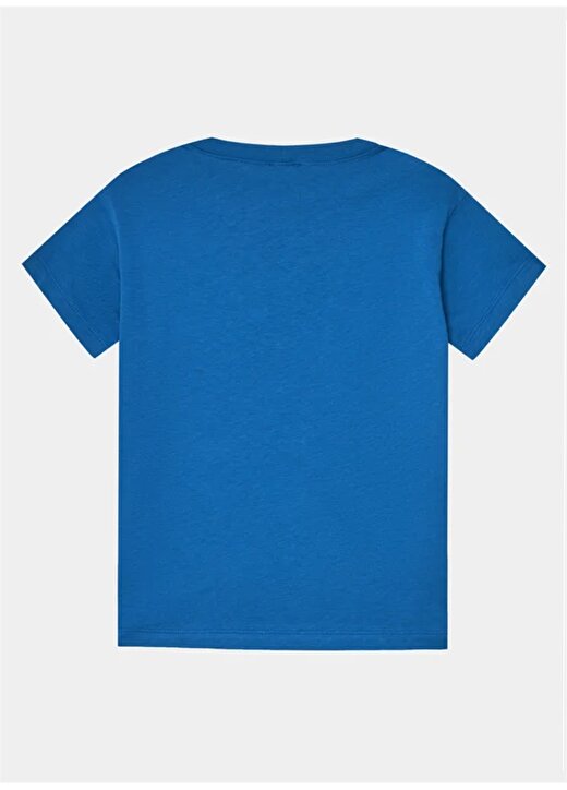 Benetton Mavi Erkek T-Shirt 3I1XC10H3 3