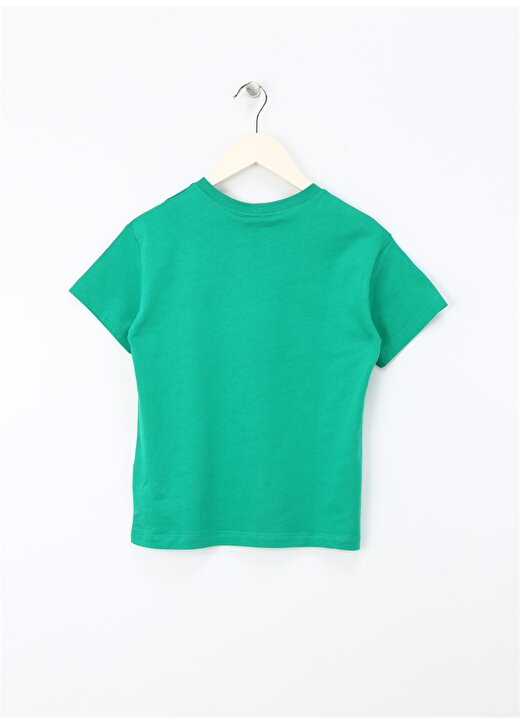 Benetton Yeşil Erkek T-Shirt 3I1XC10IL 2