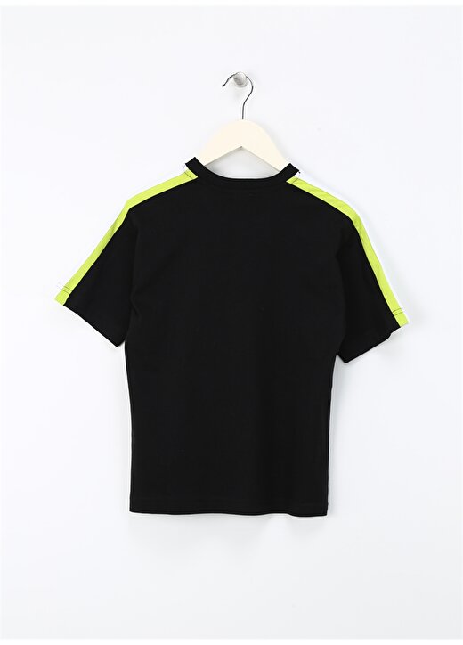 Benetton Siyah Erkek T-Shirt 3I1XC10J0 2
