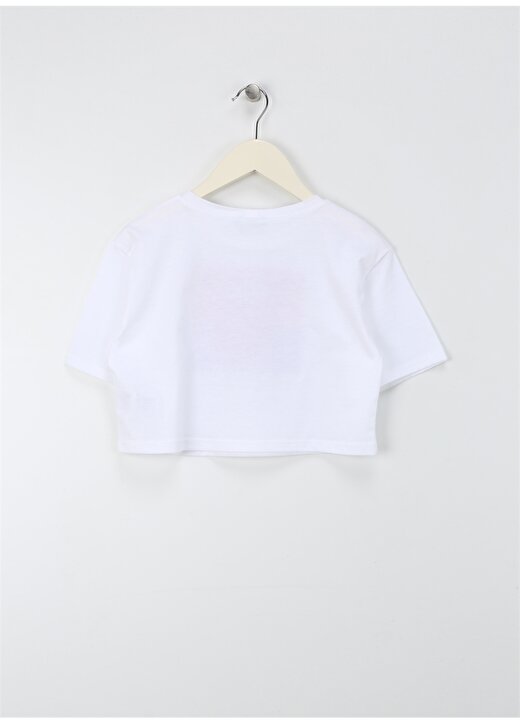 Benetton Beyaz Kız Çocuk T-Shirt 3I1XC10J4 2