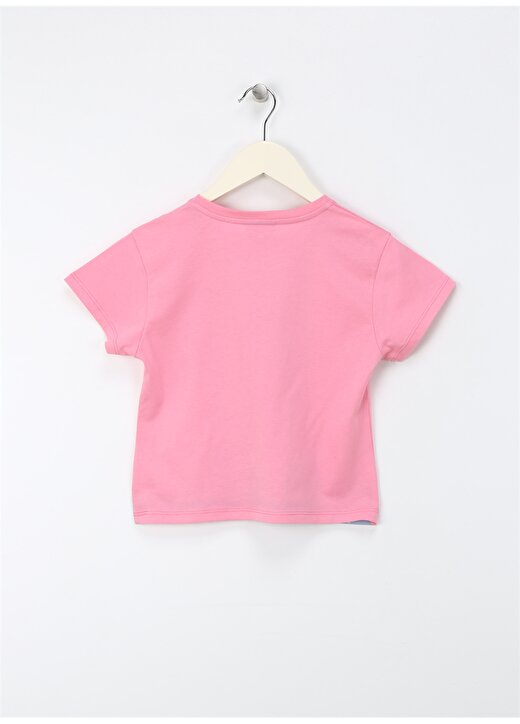 Benetton Pembe Kız Çocuk T-Shirt 3096G10EZ 2