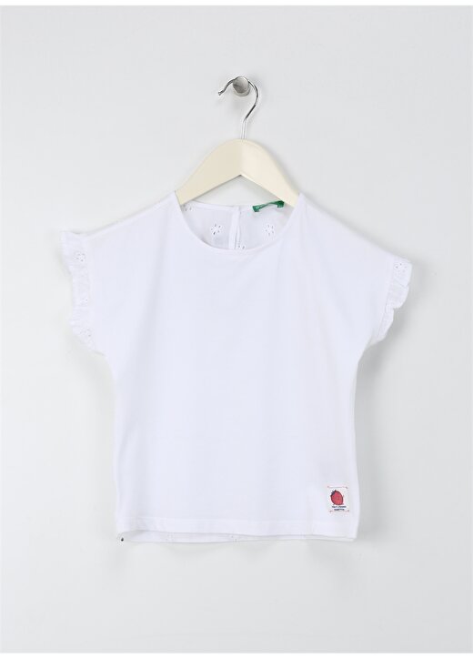 Benetton Beyaz Kız Çocuk T-Shirt 3Fykg10eq - 1797030 | Boyner