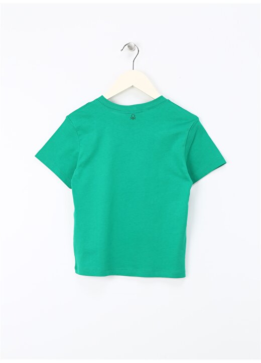 Benetton Yeşil Erkek Çocuk T-Shirt 3I1XG10ED 2