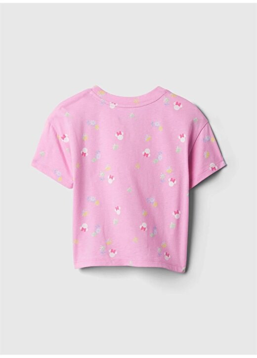 Gap Pembe Kız Çocuk T-Shirt 2