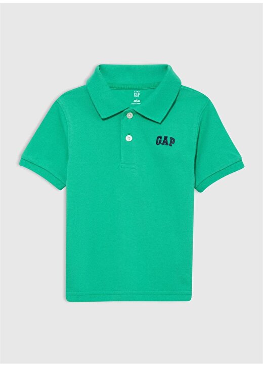 Gap Düz Yeşil Erkek Polo T-Shirt 572587 1