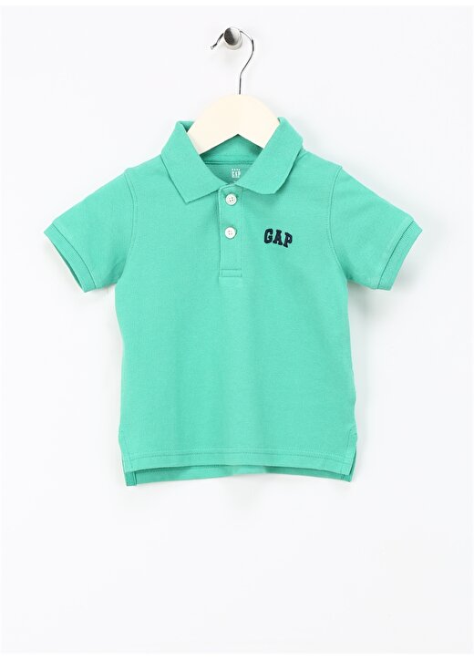 Gap Düz Yeşil Erkek Polo T-Shirt 572587-B 1