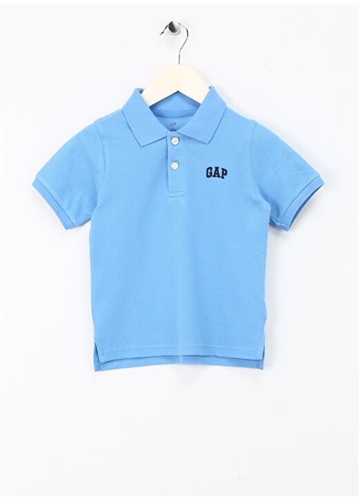 Gap Düz Mavi Erkek Polo T-Shirt 572587 1