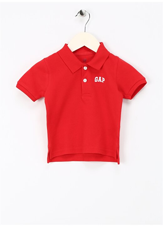 Gap Düz Kırmızı Erkek Polo T-Shirt 572587-B 1