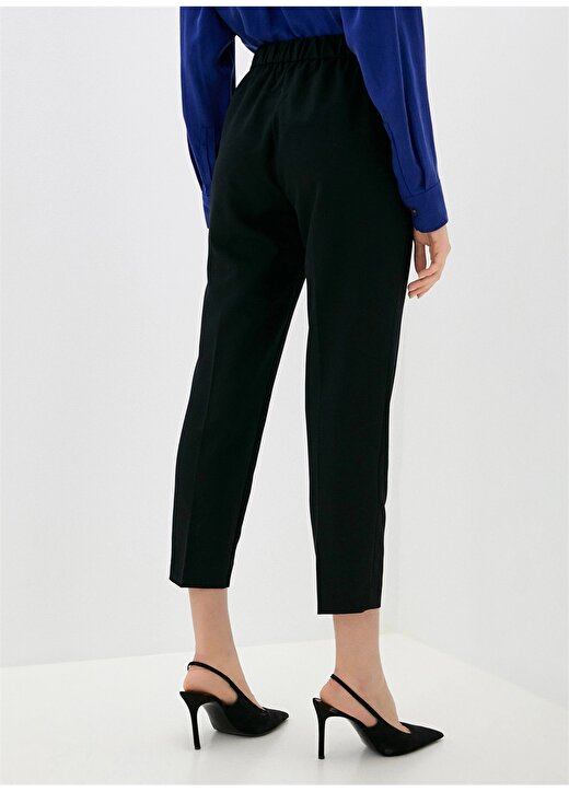 Sisley Yüksek Bel Slim Fit Lacivert Kadın Pantolon 4KVXL5CM7 3