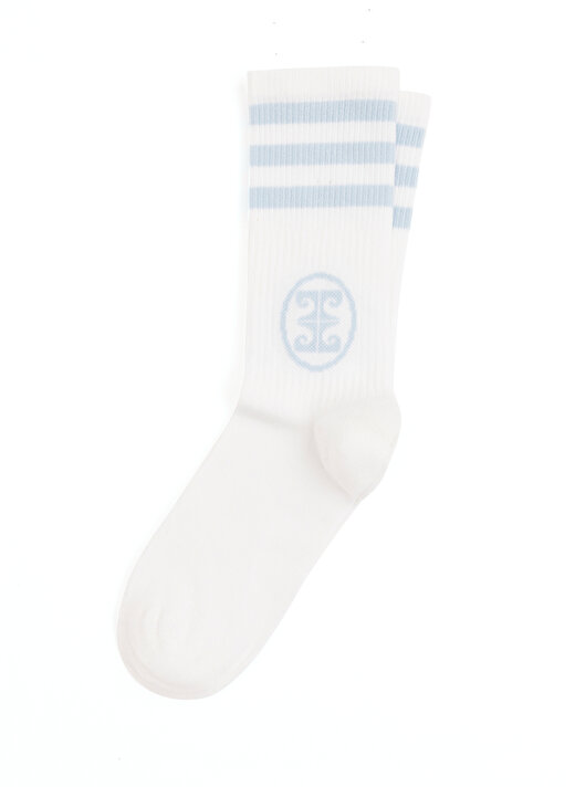 Pierre Cardin Mavi Kadın Soket Çorap TENISLOGOLU 2
